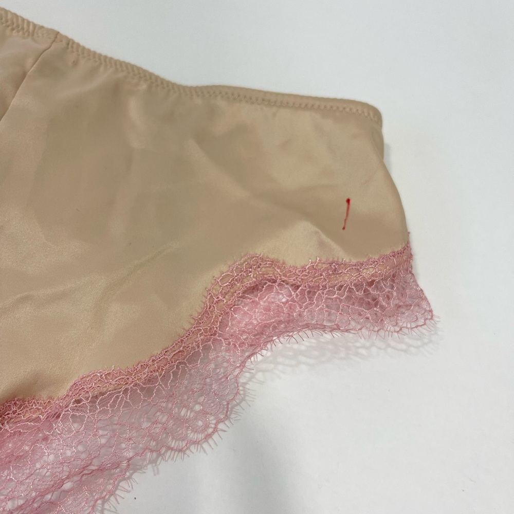 NWT Victoria Secret Nude Pink Lace High Waisted Underwear Panties - Picture 7 of 9